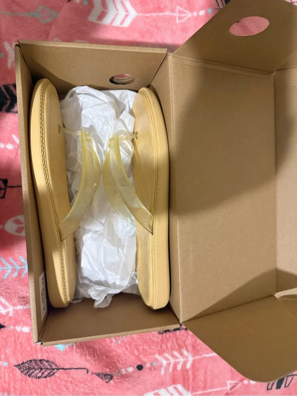 COACH Jelly Rubber Flip Flop Sandals